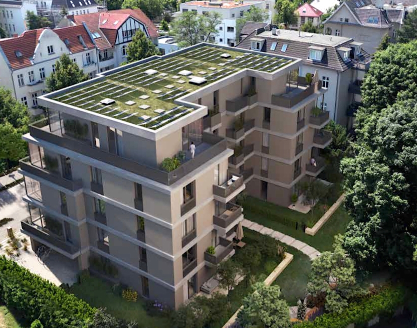 Visualisation of the Iderfenngärten in Berlin Pankow